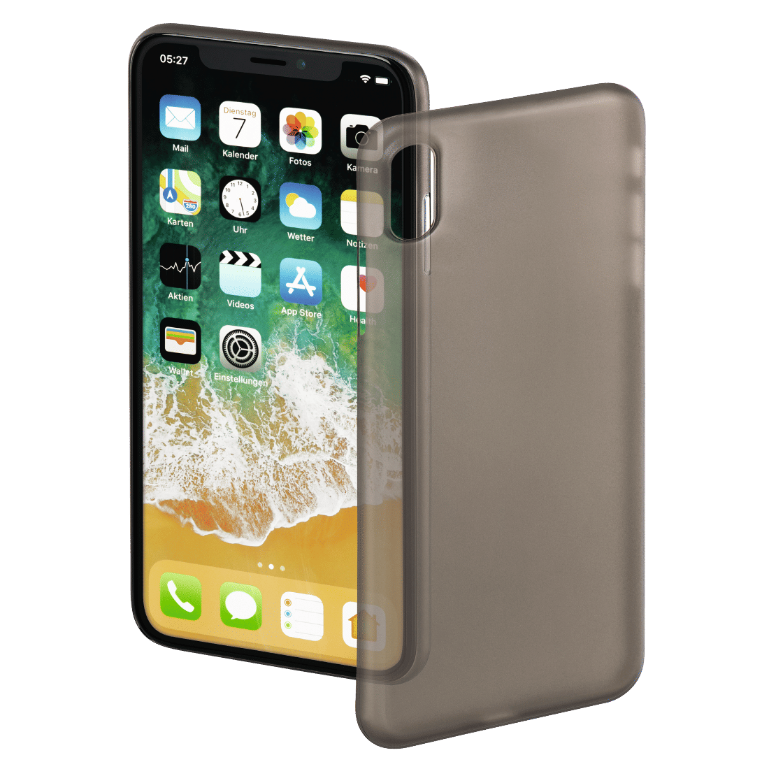 HAMA 181392 "Ultra Slim" Cover for Apple iPhone X, black