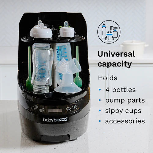 Bottle Washer Pro - All In One Washer, Sterilizer, Dryer - Premium Black