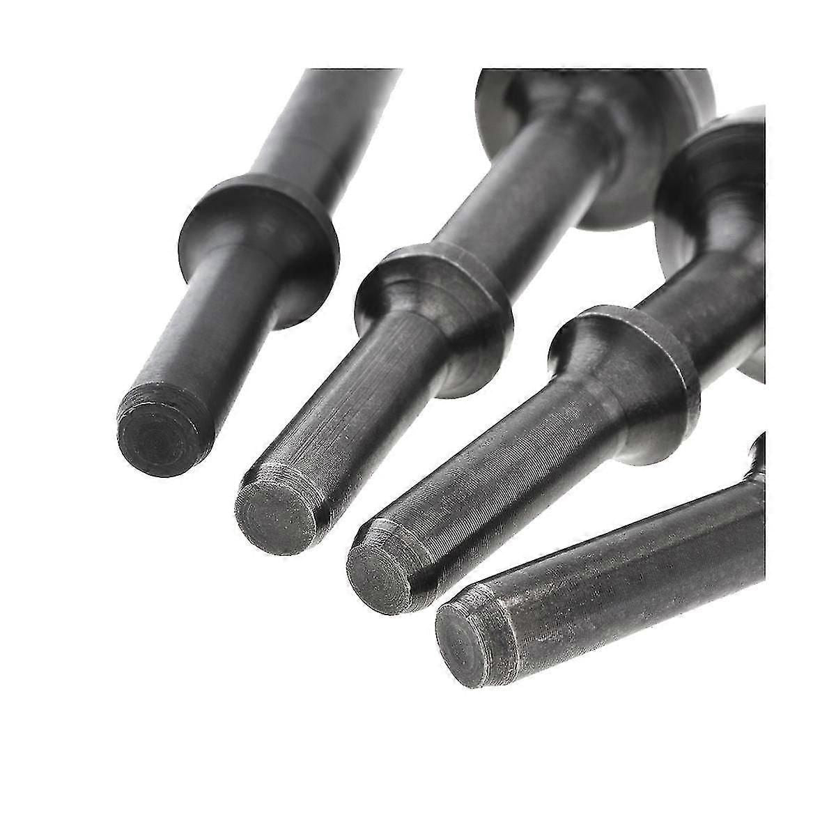 4pc Air Hammer Head Air Chisel Hard Steel Solid Impact Hammer Head Support Pneumatic Tool For Knock