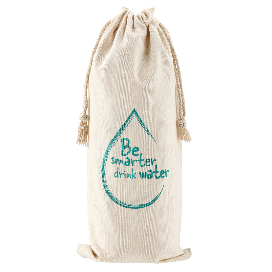 XAVAX 111471 "Water Power" Glass Drinking Bottle, 1 L, turquoise