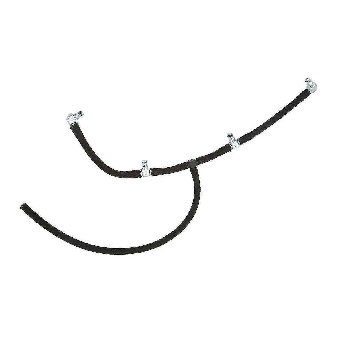 Injector Fuel Bleed Off Return Line Black Fuel Injector Return Line Replacement For Patrol Gu Y61 Zd30 3.0l
