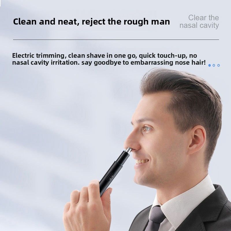 USB Rechargeable Nose Hair Trimmer Kit