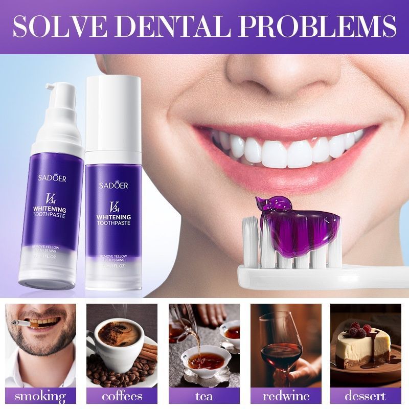 Whitening Toothpaste for Fresh Breath - 001-SD11153