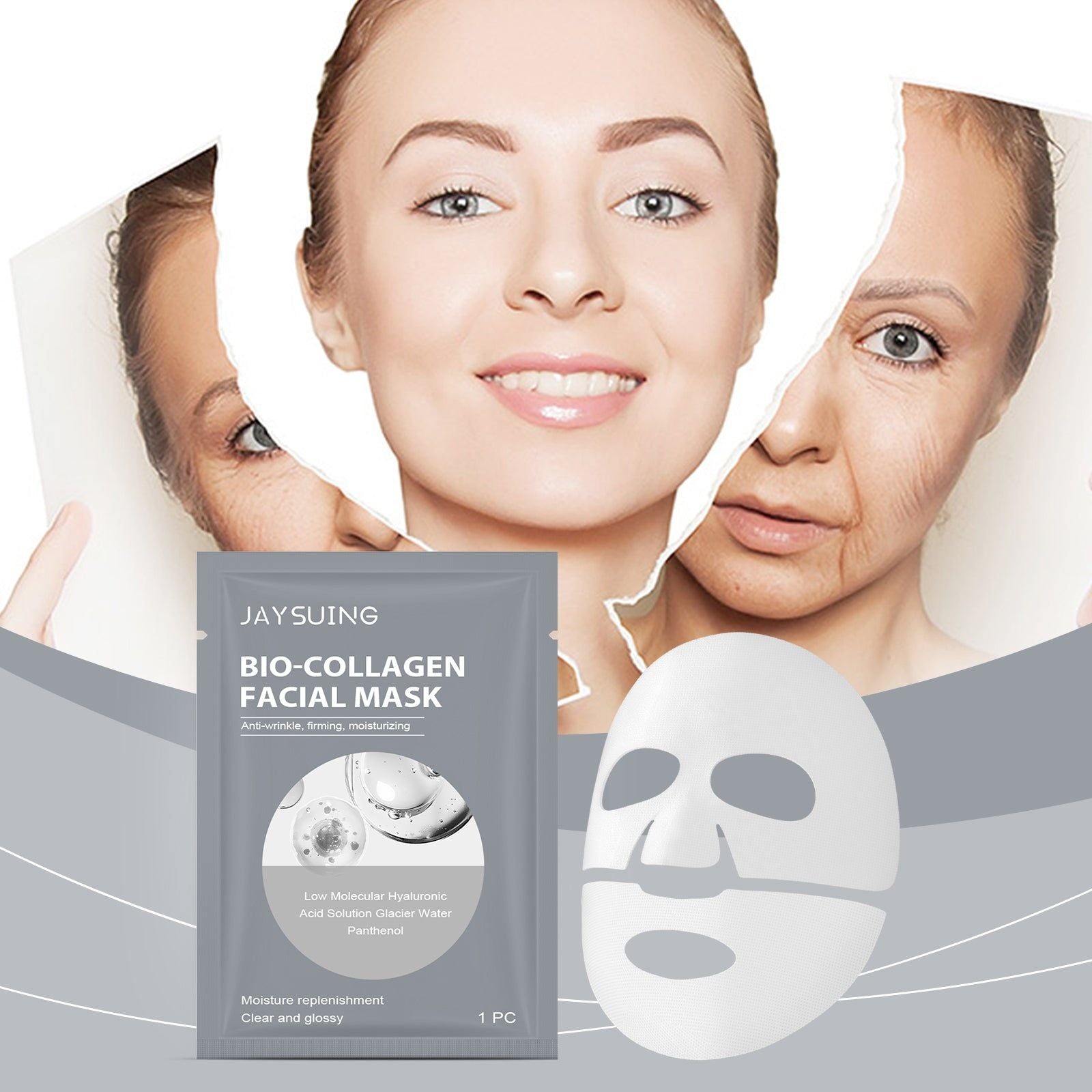 Collagen Hydrating Mask, Moisturizes, Brightens, Reduces Wrinkles, Skin Repair ,1pcs