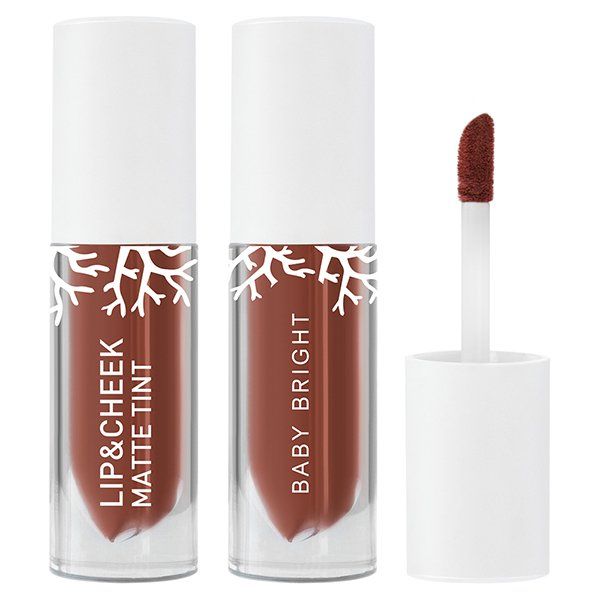 LIP & CHEEK MATTE TINT 2.4G BABY BRIGHT (M) #18 DRY ROSE (Y2022)