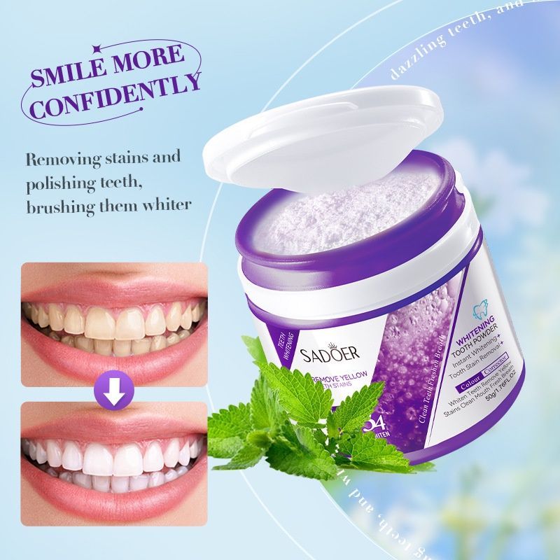 Teeth Whitening Powder for Yellow Teeth - 001-SD08702
