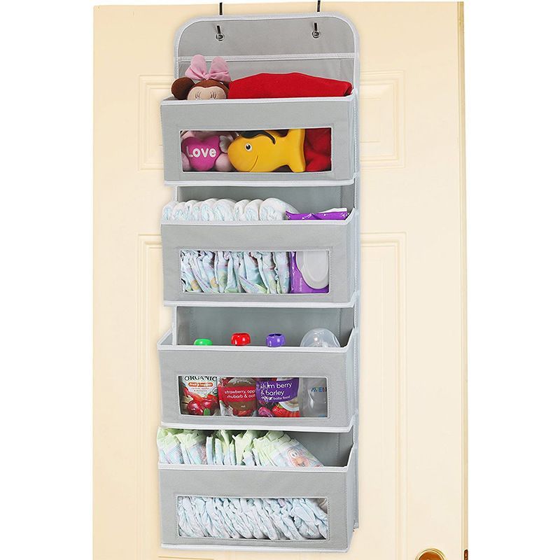 Door Hanging Organizer Wall Mount Storage Bag For Toy Cosmetic Underwear