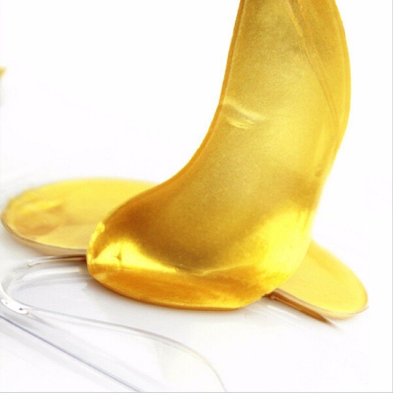 50 Pair Collagen Eye Mask Gold Powder Eye Patch Anti Wrinkle Moisturizing Under Eyes Pads