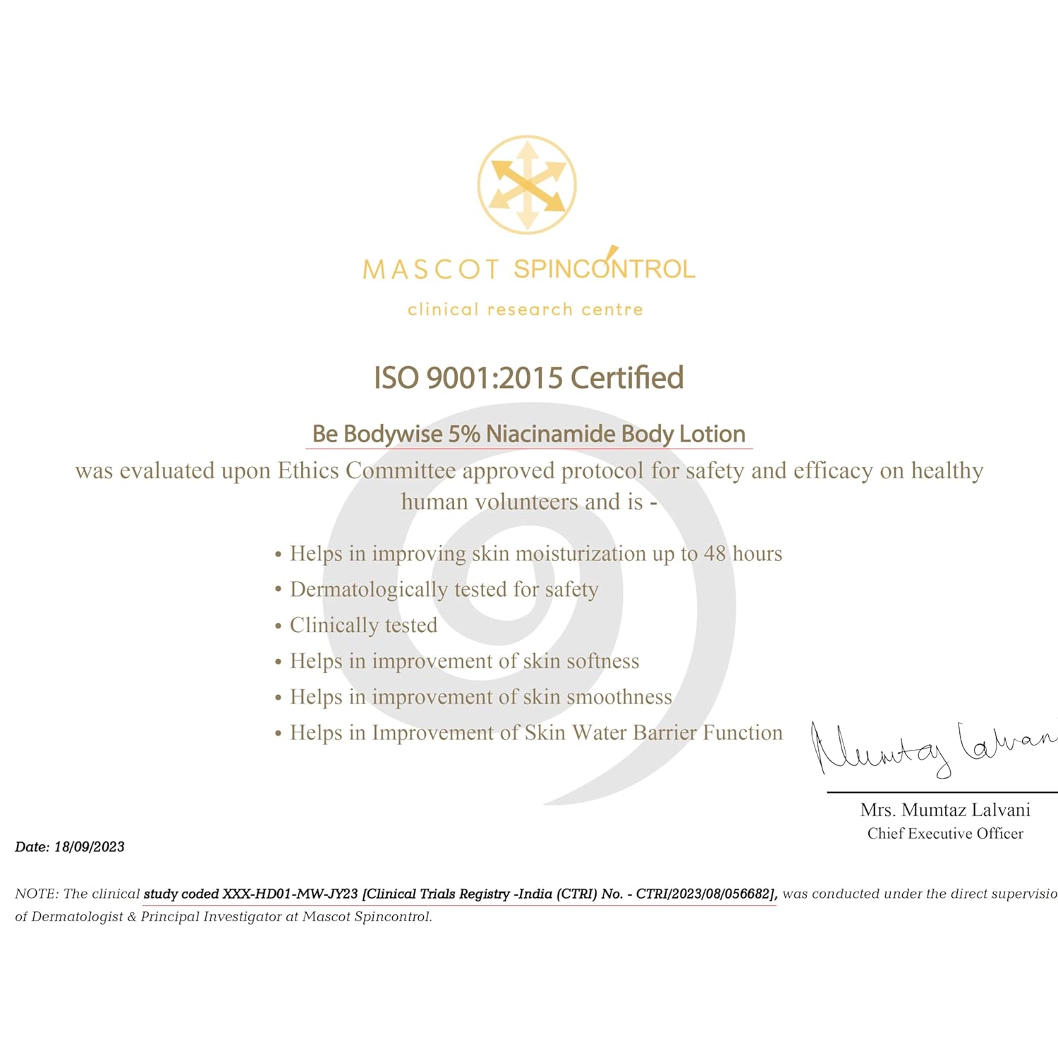 Be Bodywise 10% Niacinamide Brightening Body Lotion 200ml