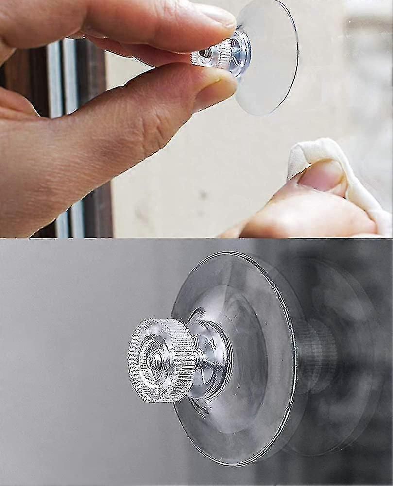 Suction Cups 40mm, 10 Suction Cups M5 Thread Stainless Steel, Suction Cups