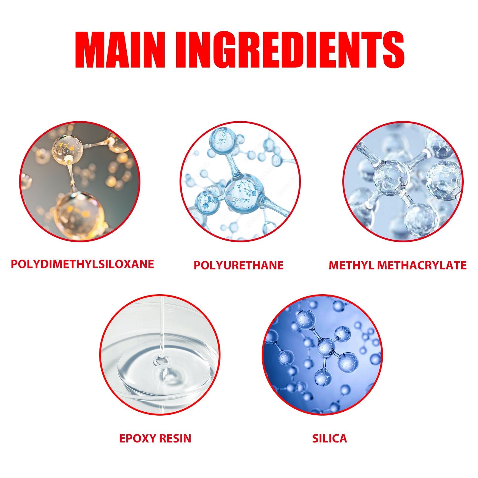 Premium Multipurpose Silicone Sealant, Waterproof, Moldproof, Kitchen Bathroom, Easy to Use ,120ml