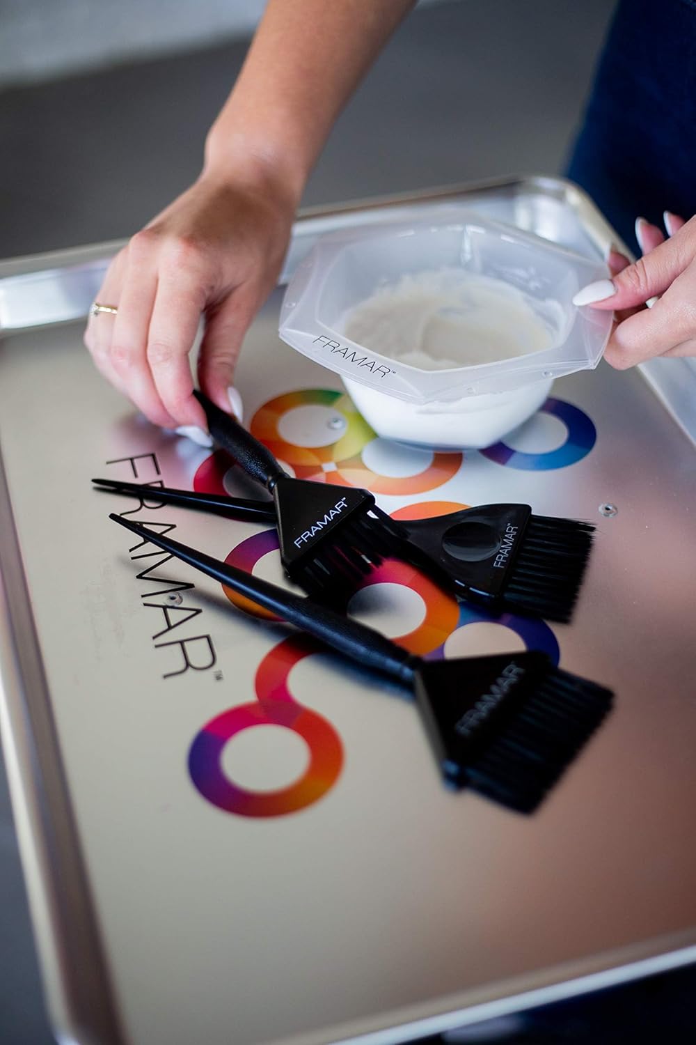 Framar Family Pack, Hair Coloring Brushes, Pack of 3