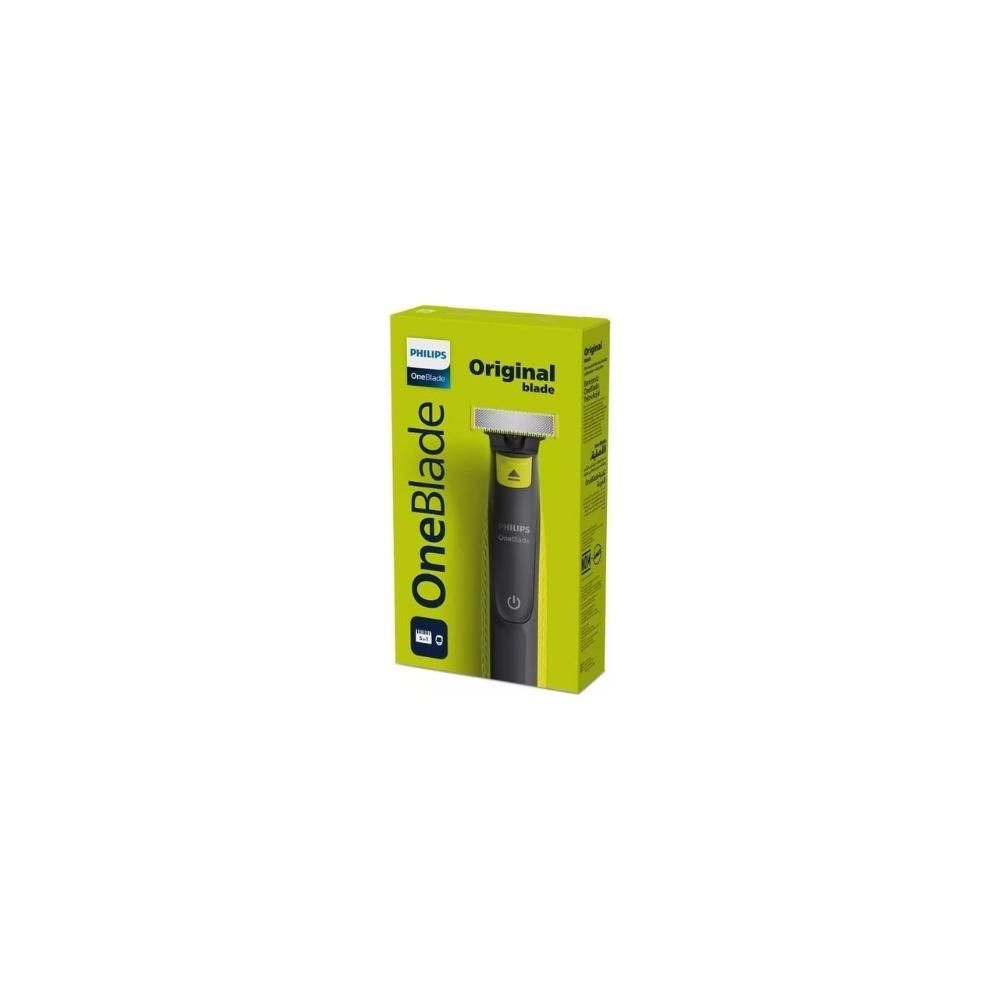 Philips OneBlade QP2724/20 Facial Hybrid Shaver, Lime Green, Charcoal Gray