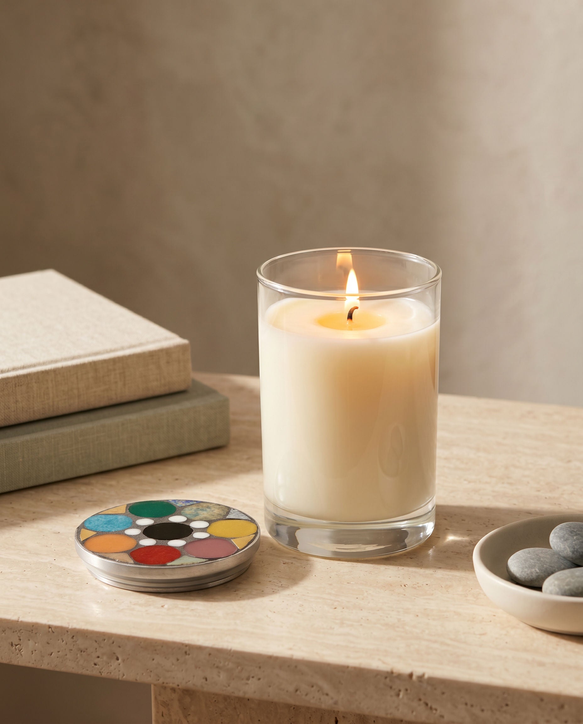 Dana Adada Glass Scented Mosaic Candle