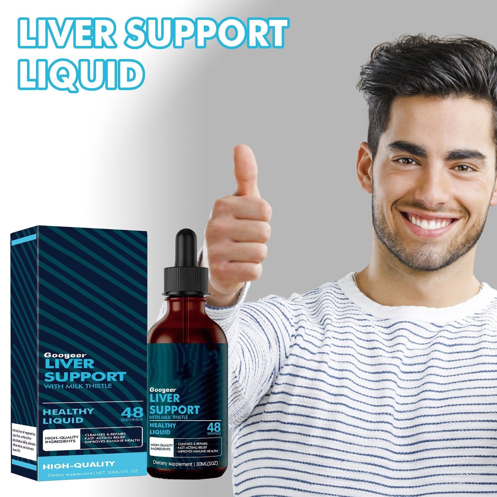 Body Care Drops for Stress Relief, Fatigue, Liver Support, Energy Boost ,30ml