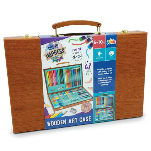 Addo Out To Impress Wooden Art Case – 76 Pieces