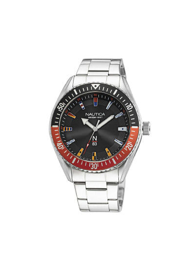 Nautica watch - GNT 3H SS BLK NAPFWF017
