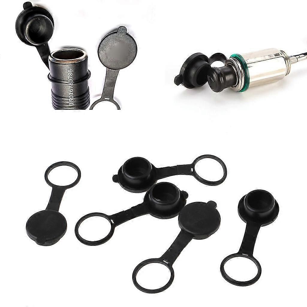 5pcs Car Truck Cigarette Lighter Socket Dustproof Cap Cover Plastic For Shell