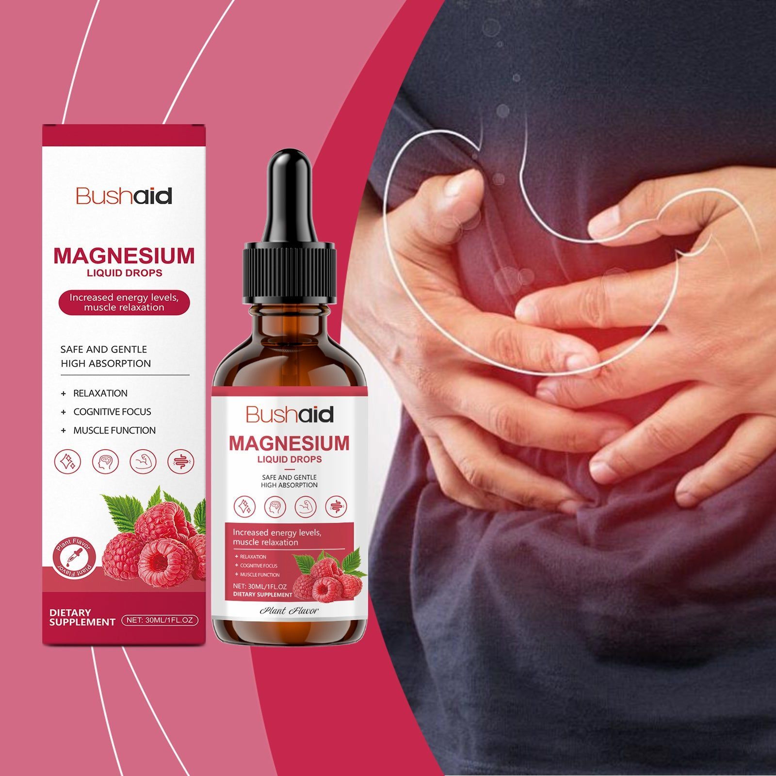 Boost Your Body Care with Liquid Magnesium Drops, Enhance Memory and Digestive Health ,30ml