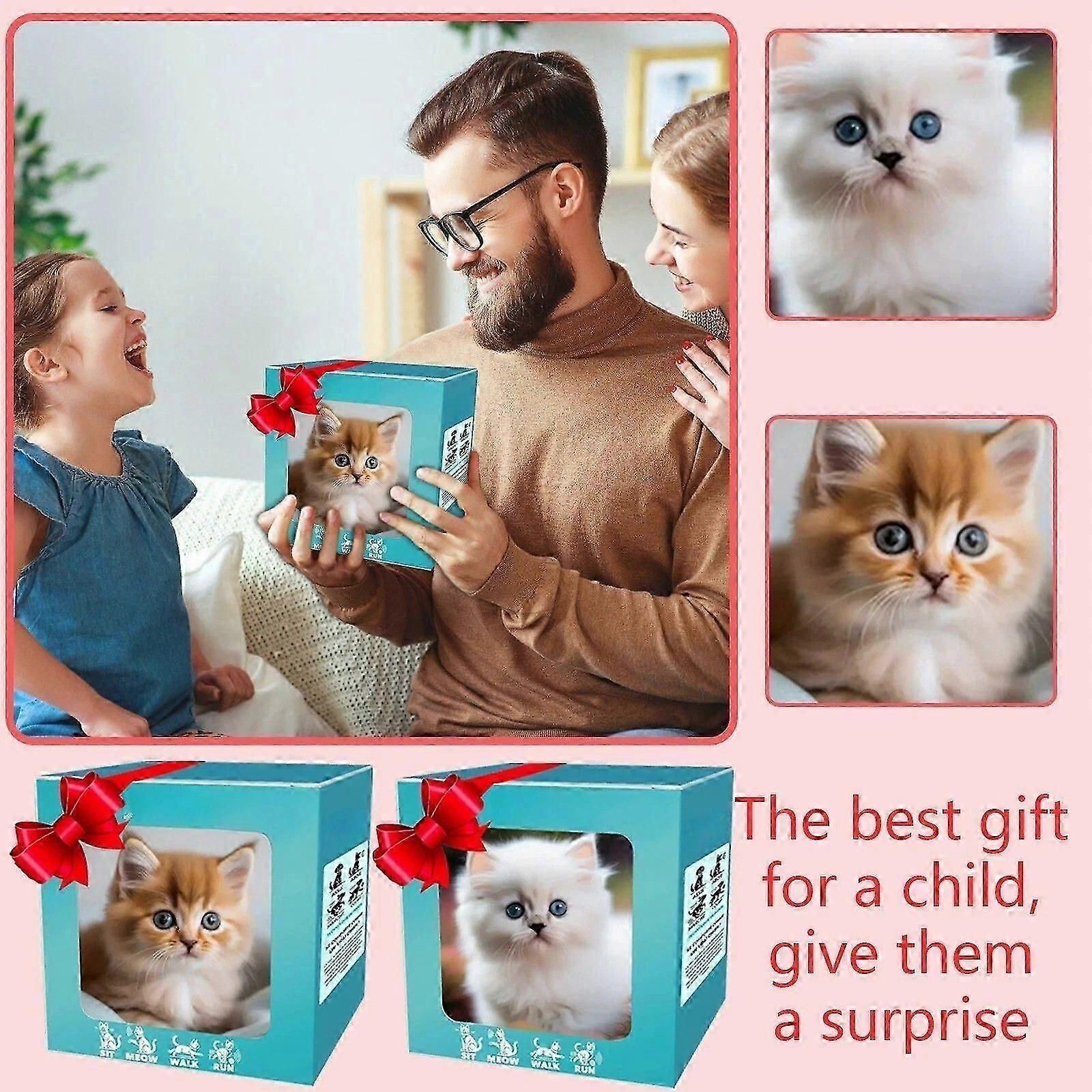 New Interactive Robot Kitten Plush Toy For Kids - Soft Robotic Cat With Fun Activities For Children