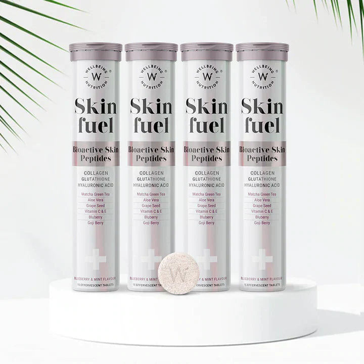 Wellbeing Nutrition Skin Fuel With Glutathione And Collagen For Radiant Skin - Effervescent Tablets