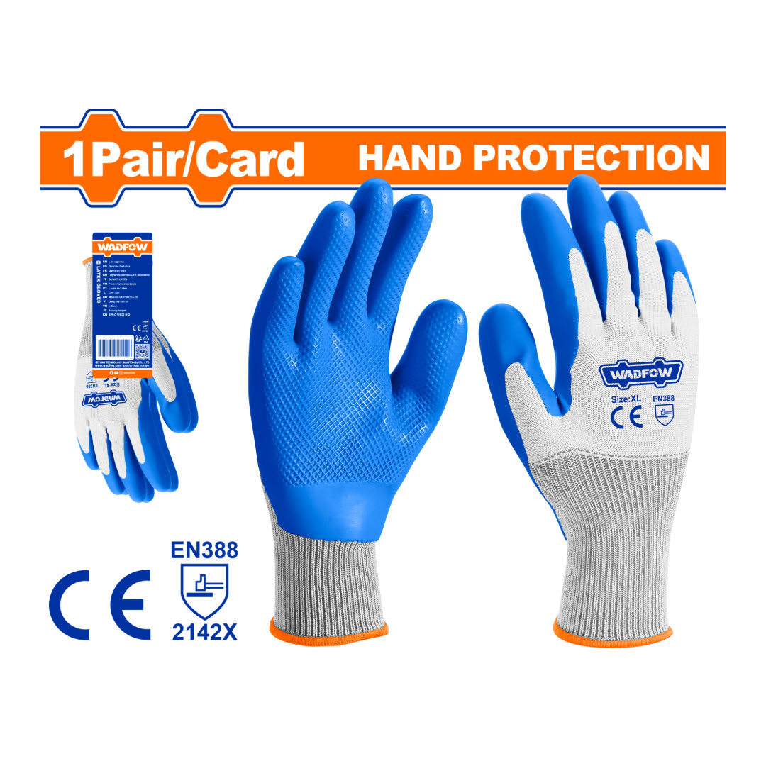 WADFOW Latex Gloves, XL