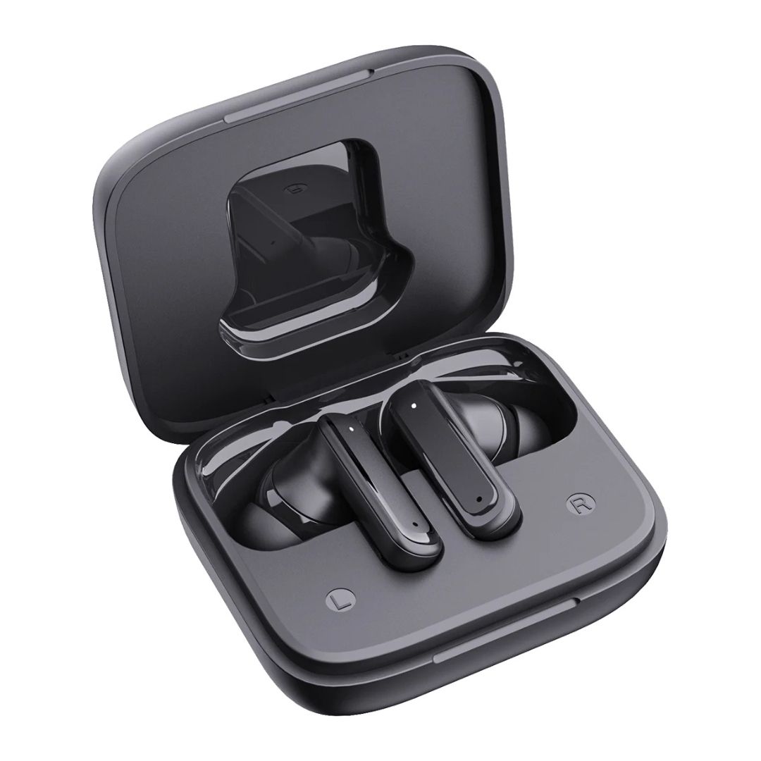 Powero Plus Lara ANC True Wireless Earbuds with Touch Display, Black