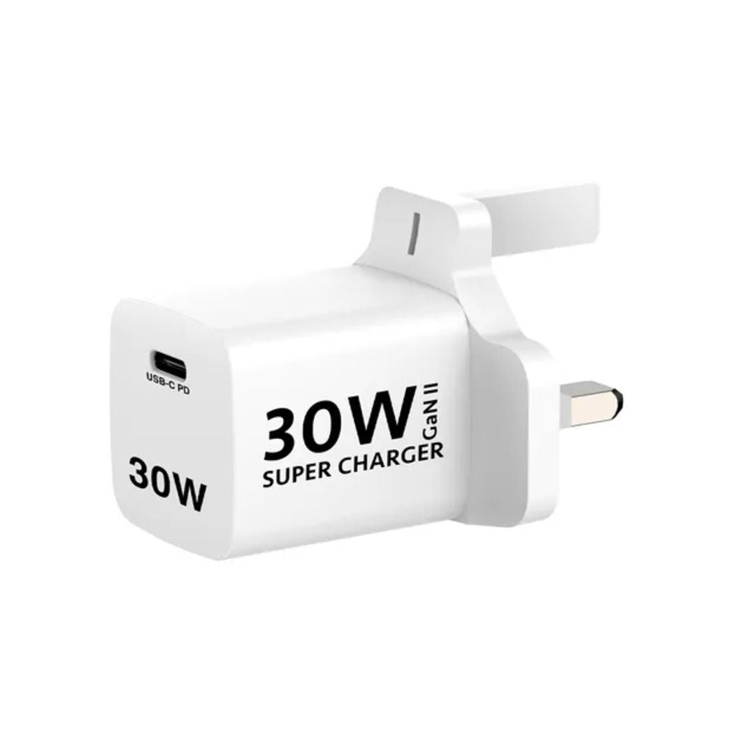 Swiss Military GaN II 30W Super Mini Wall Charger, White