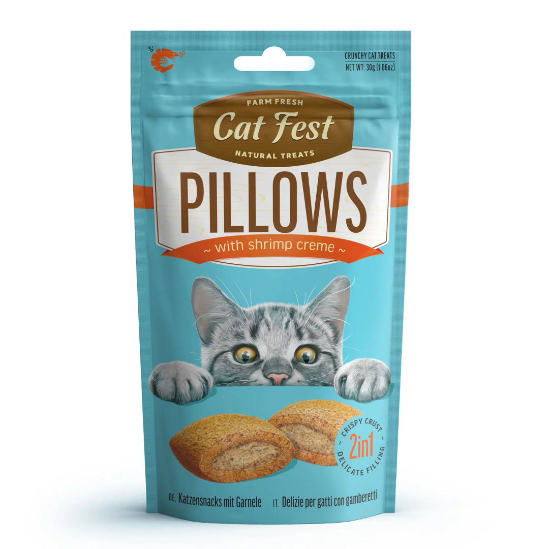 Cat Fest Nature Treats Pillows, 30gm