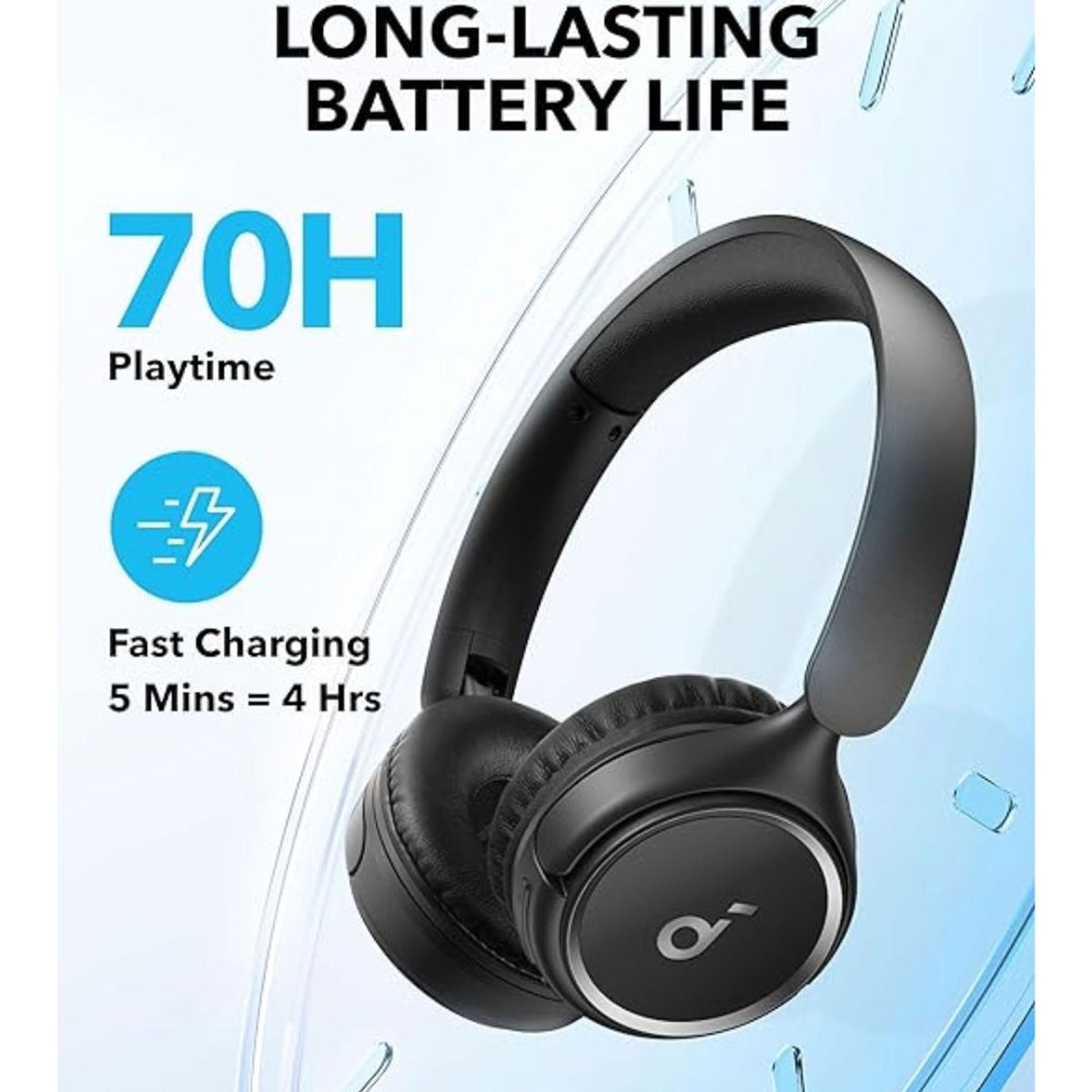 Anker Soundcore H30i Wireless Headphones, Black