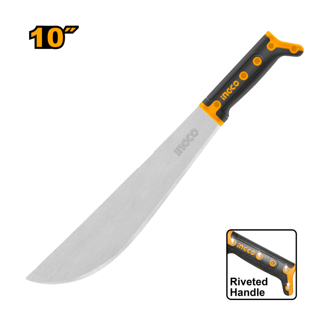 INGCO Machete Riveted handle, Carbon Steel Blade