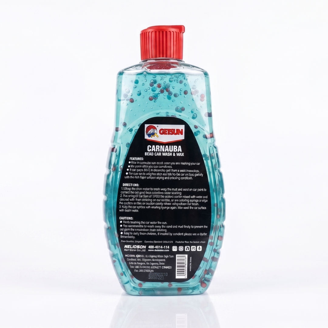 Getsun Carnauba Bead Car Wash & Wax, 500ml