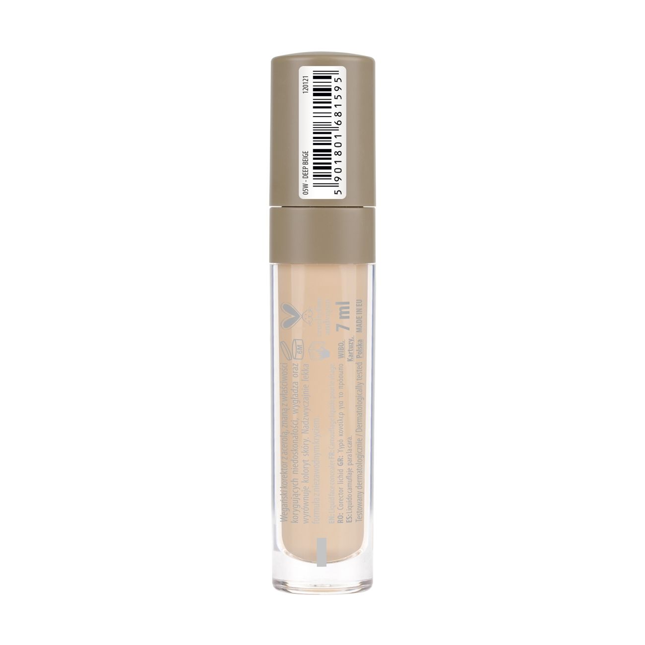 NAM Smart Concealer, Vegan Brightening Cream Concealer, 7ml
