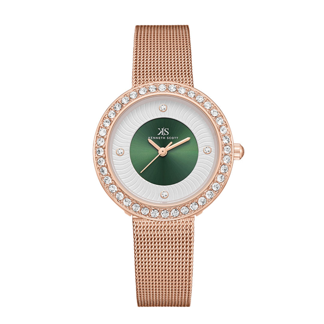 Kenneth Scott Women's Analog Watch, K23535-RMKG