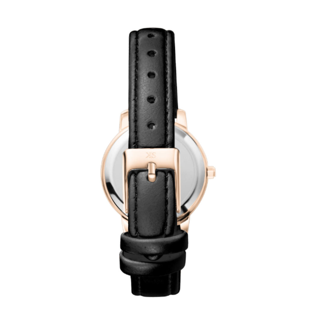 Kenneth Scott Women' s Quartz Analog Watch with Leather Strap, K22524 Series