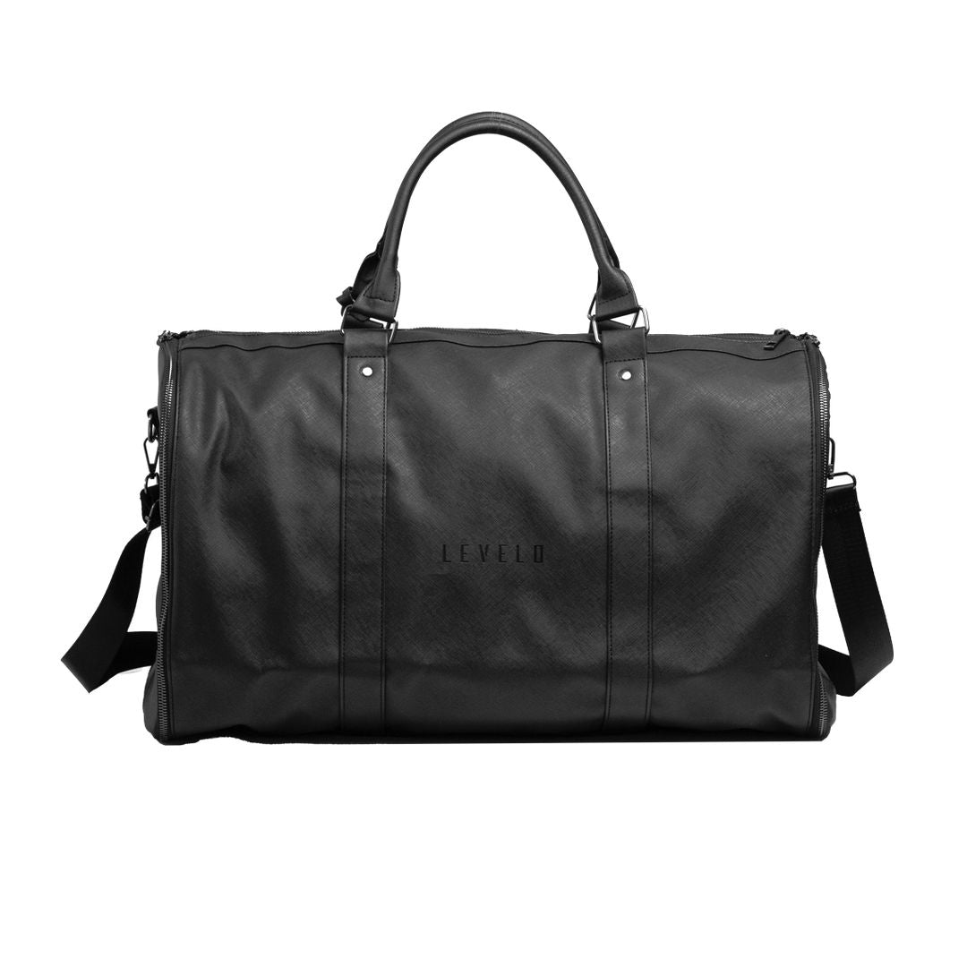 Levelo AllinStyle Saffiano Leather Travel Duffle Bag