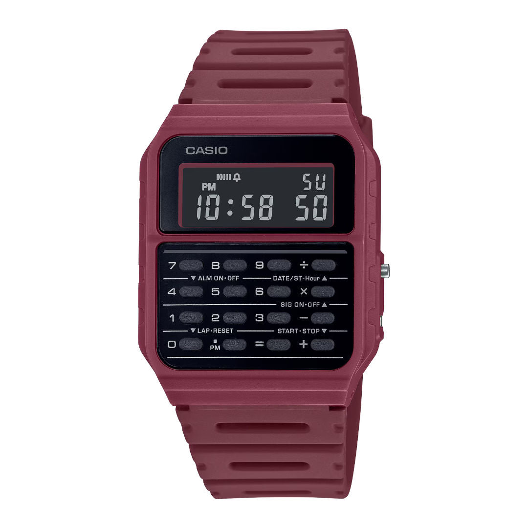 Casio Iconic Retro Digital Calculator Unisex Watch, CA53 Series