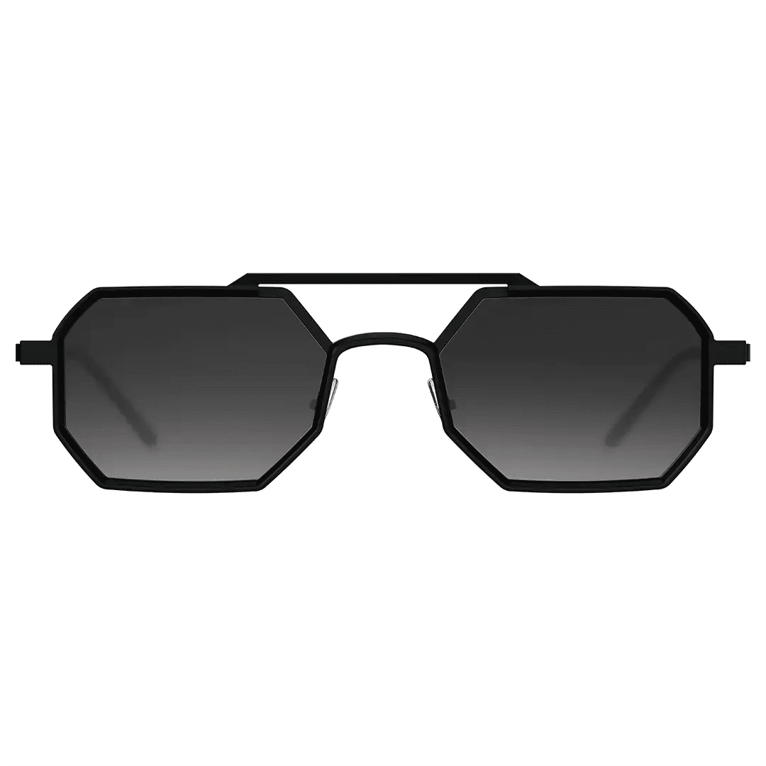 Levelo Floro UV Guard Sunglasses With Pouch, Black