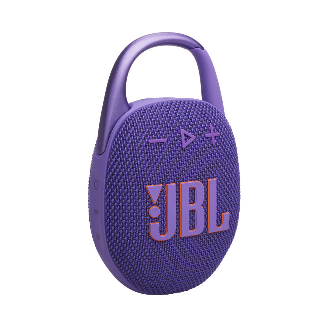 JBL Clip 5 Portable Bluetooth Speaker with Carabiner, Waterproof & Dustproof, 12H Playtime