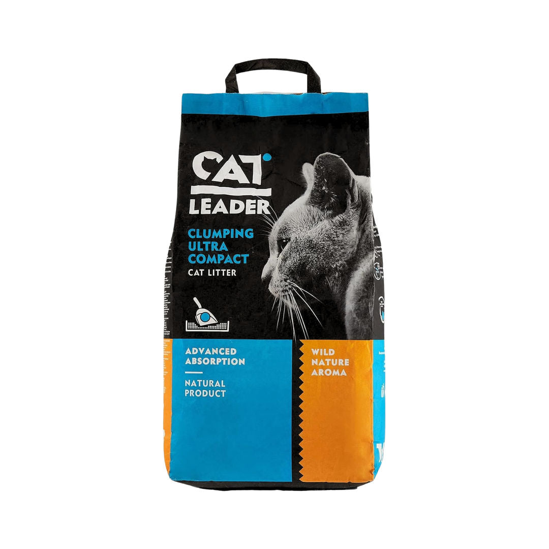 Geohellas Cat Leader Clumping Ultra Compact Cat Litter with Natural Wild Nature Aroma