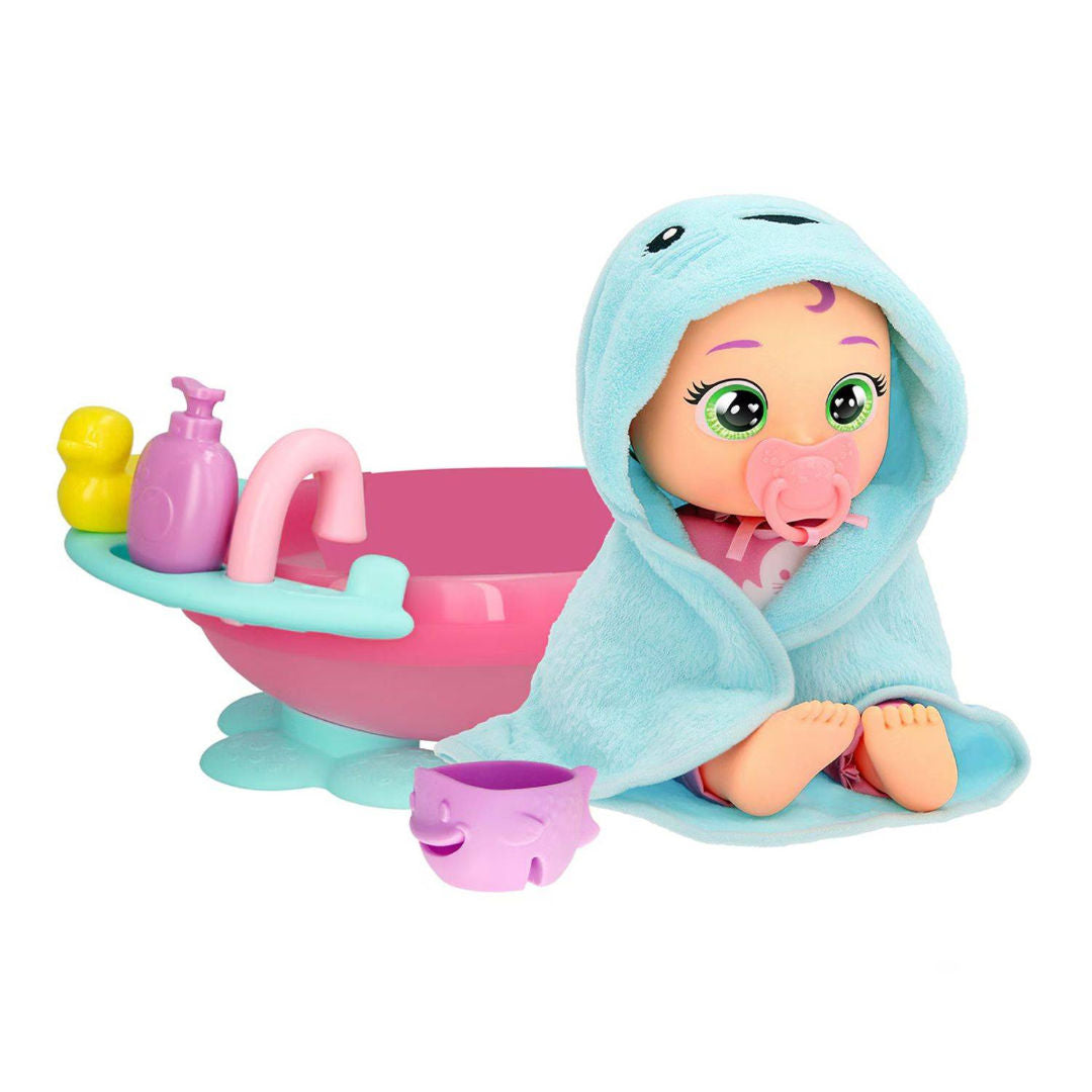 Cry Babies Newborn Sarah My First Bath Doll Playset