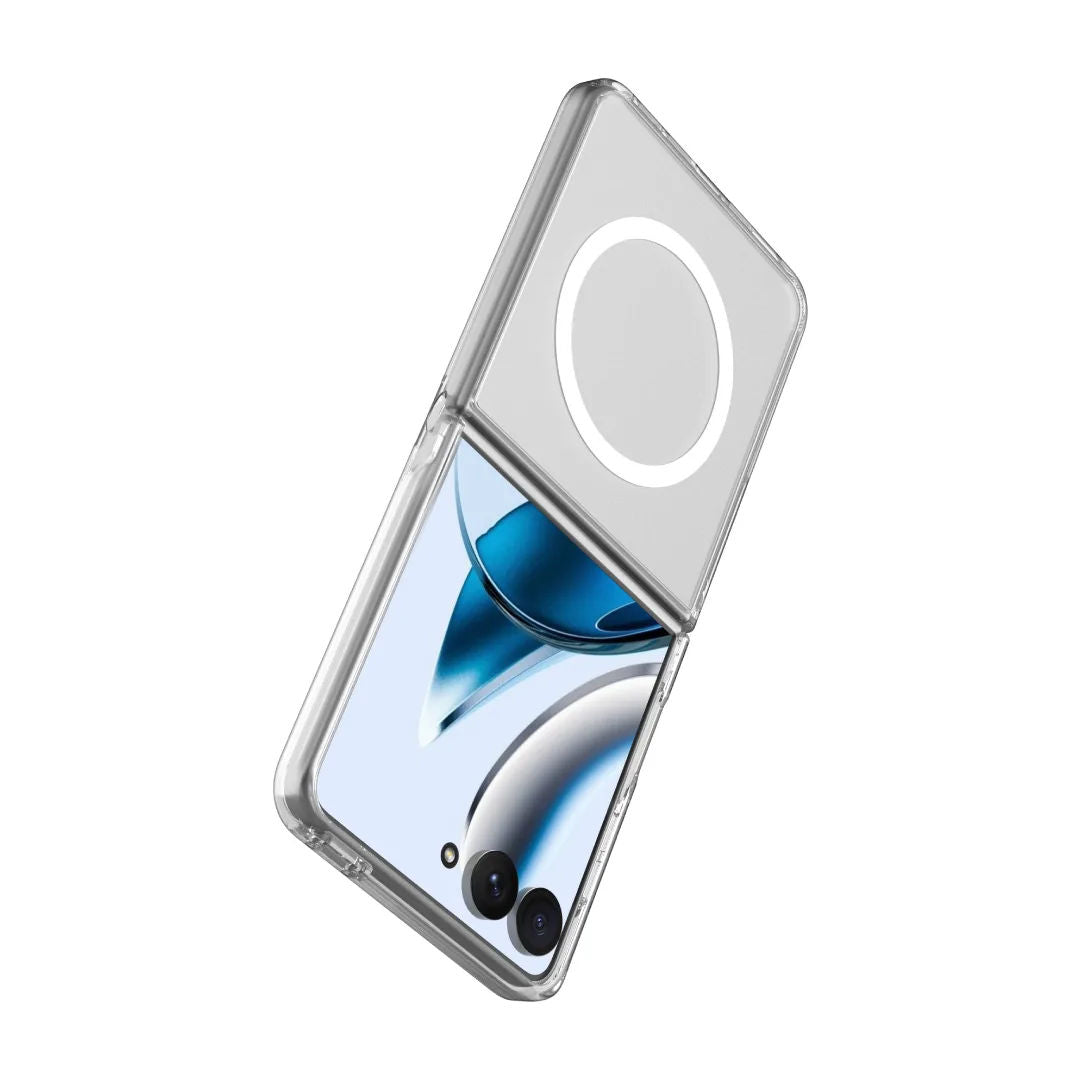 Blupebble Samsung Galaxy Flip 8 Crystal Guard Case, Clear