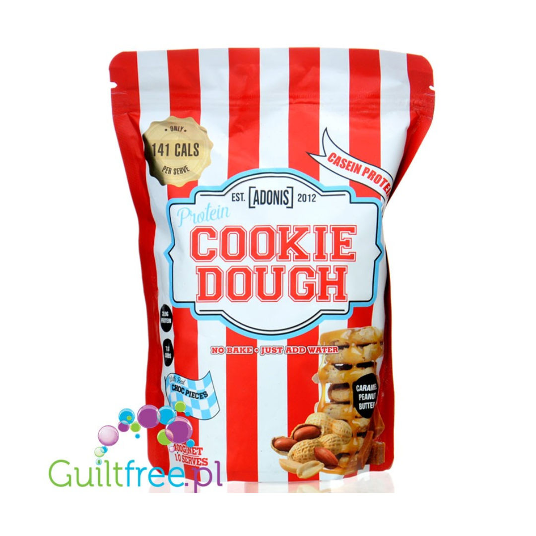 Adonis Protein Cookie Dough Premium Casein Protein Snack Low Carb, High Protein, Multiple Gourmet Flavors