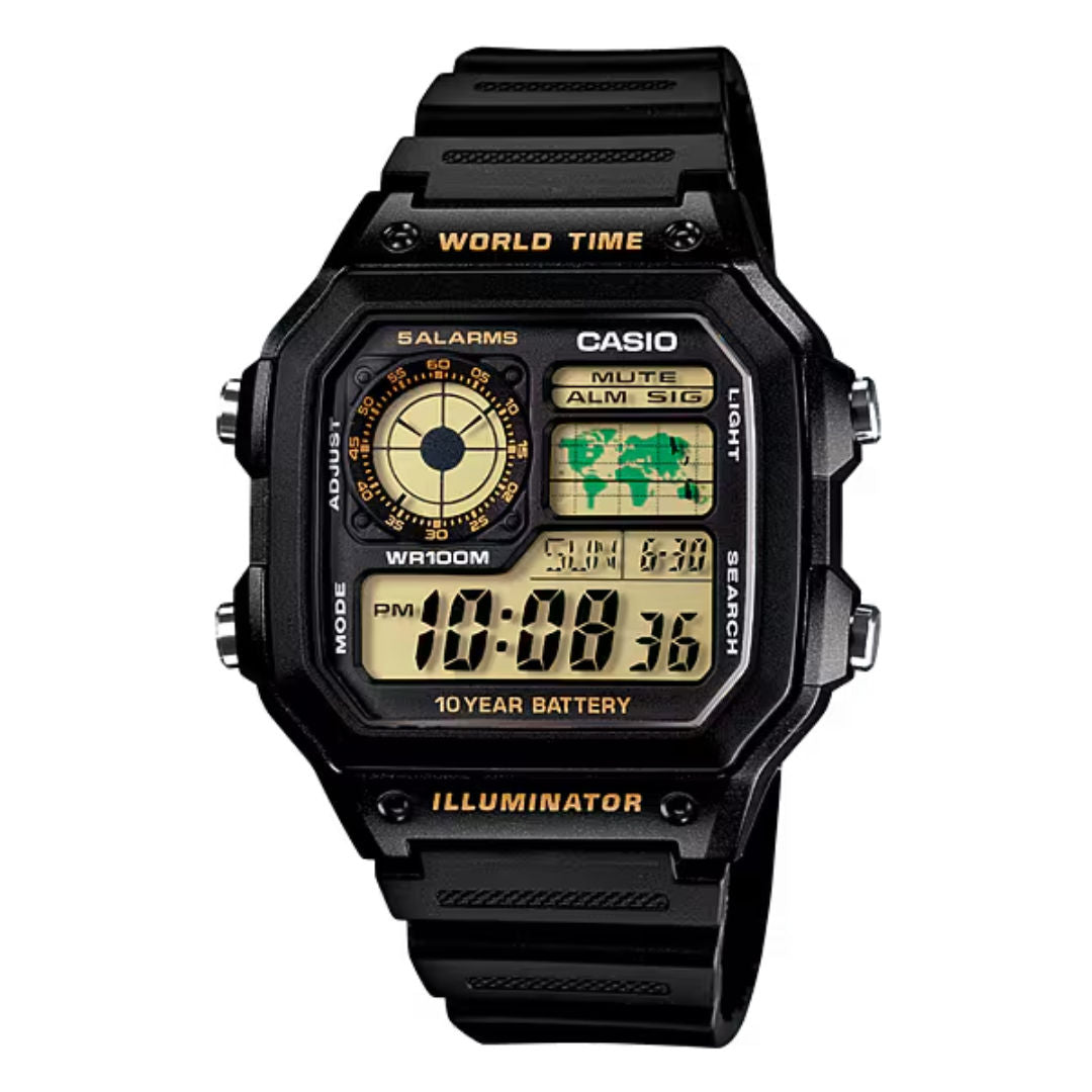 Casio Men's Digital Dial Watch, AE1200 Series