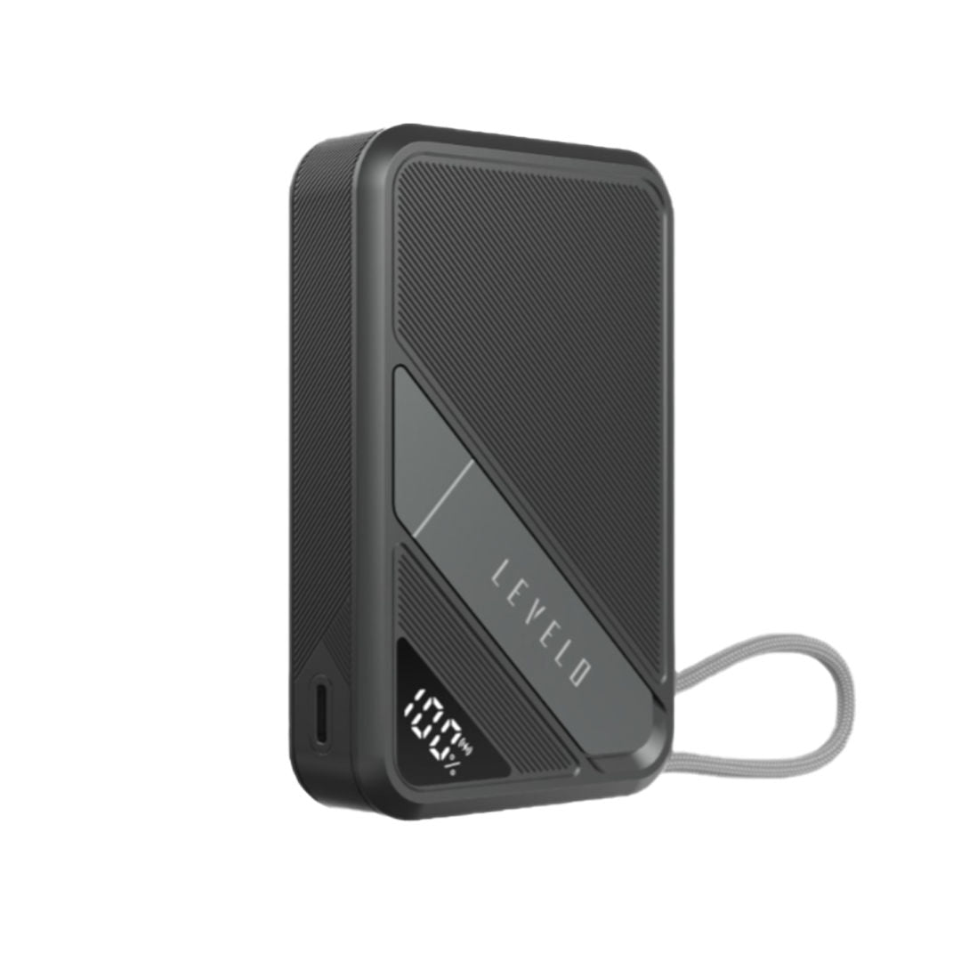 Levelo AirLink 10000mAh MagSafe Power Bank, Built-In Kickstand