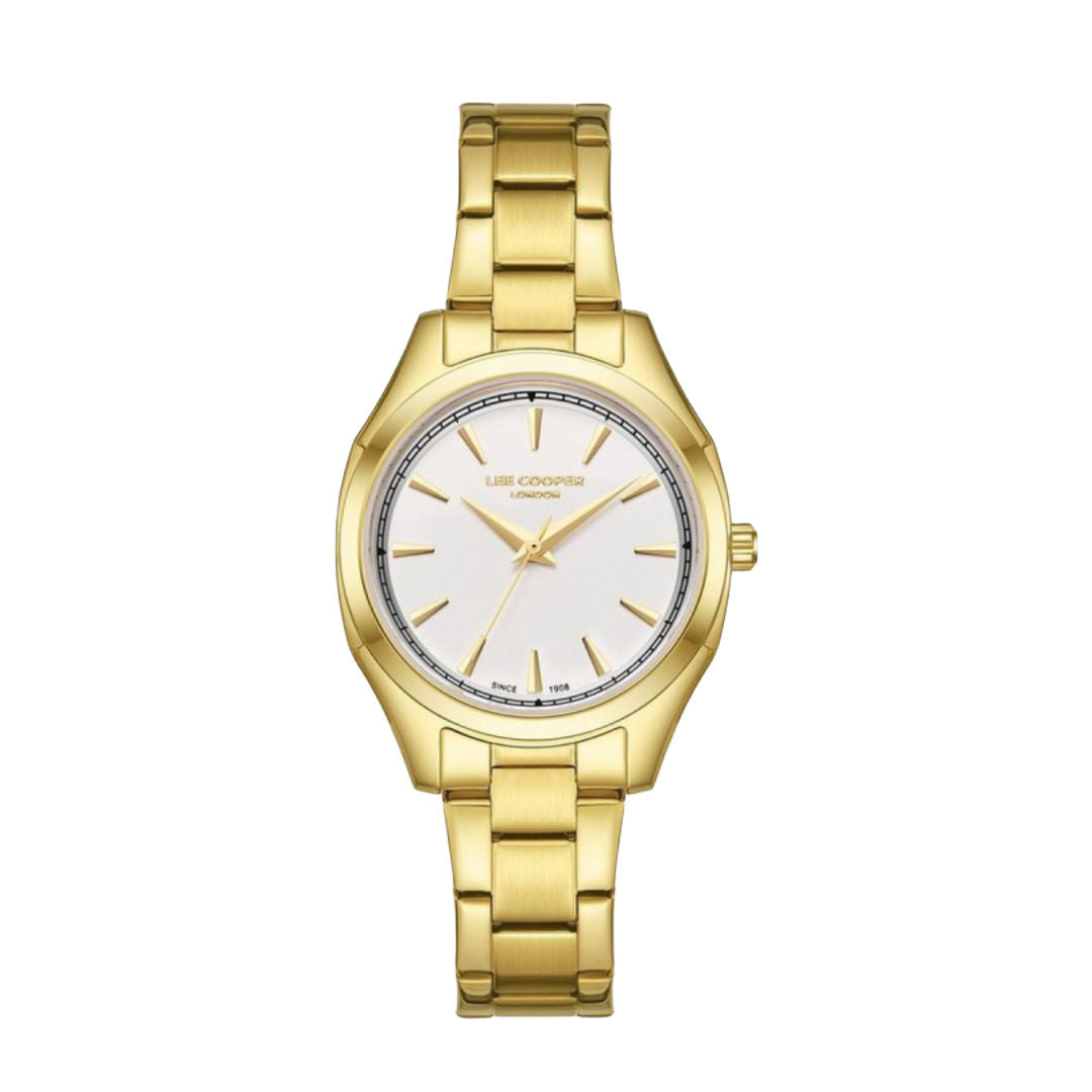 Lee Cooper Women's Analog Metal Strap Watch, LC08006 Series