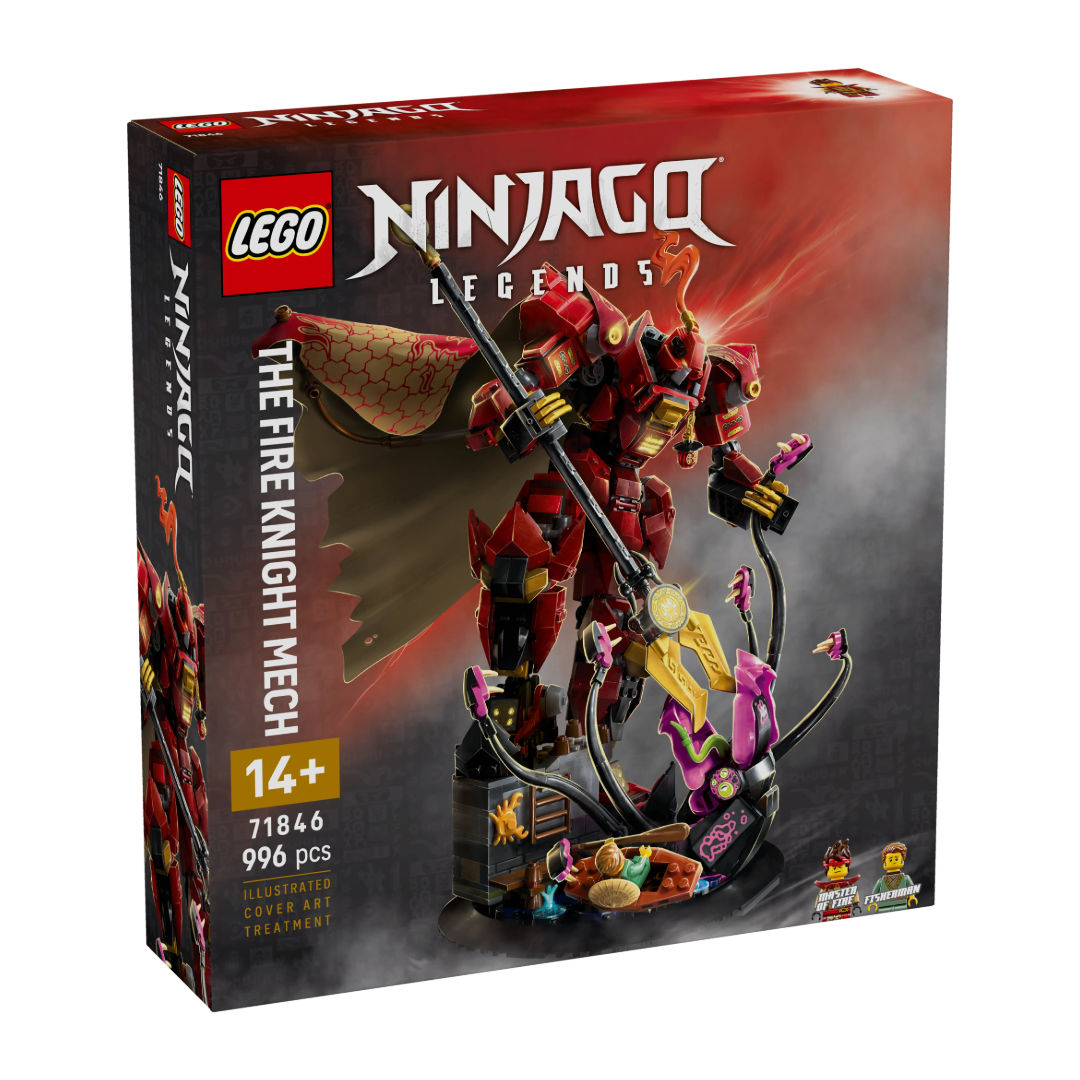 مجموعة ألعاب البناء «فارس النار» من LEGO NINJAGO، للأعمار من 14 عامًا فما فوق