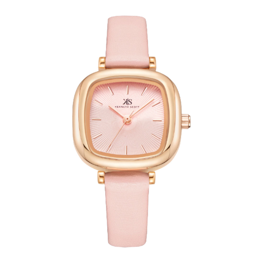 Kenneth Scott Women’s Analog Square Dial Watch, K22525 Series