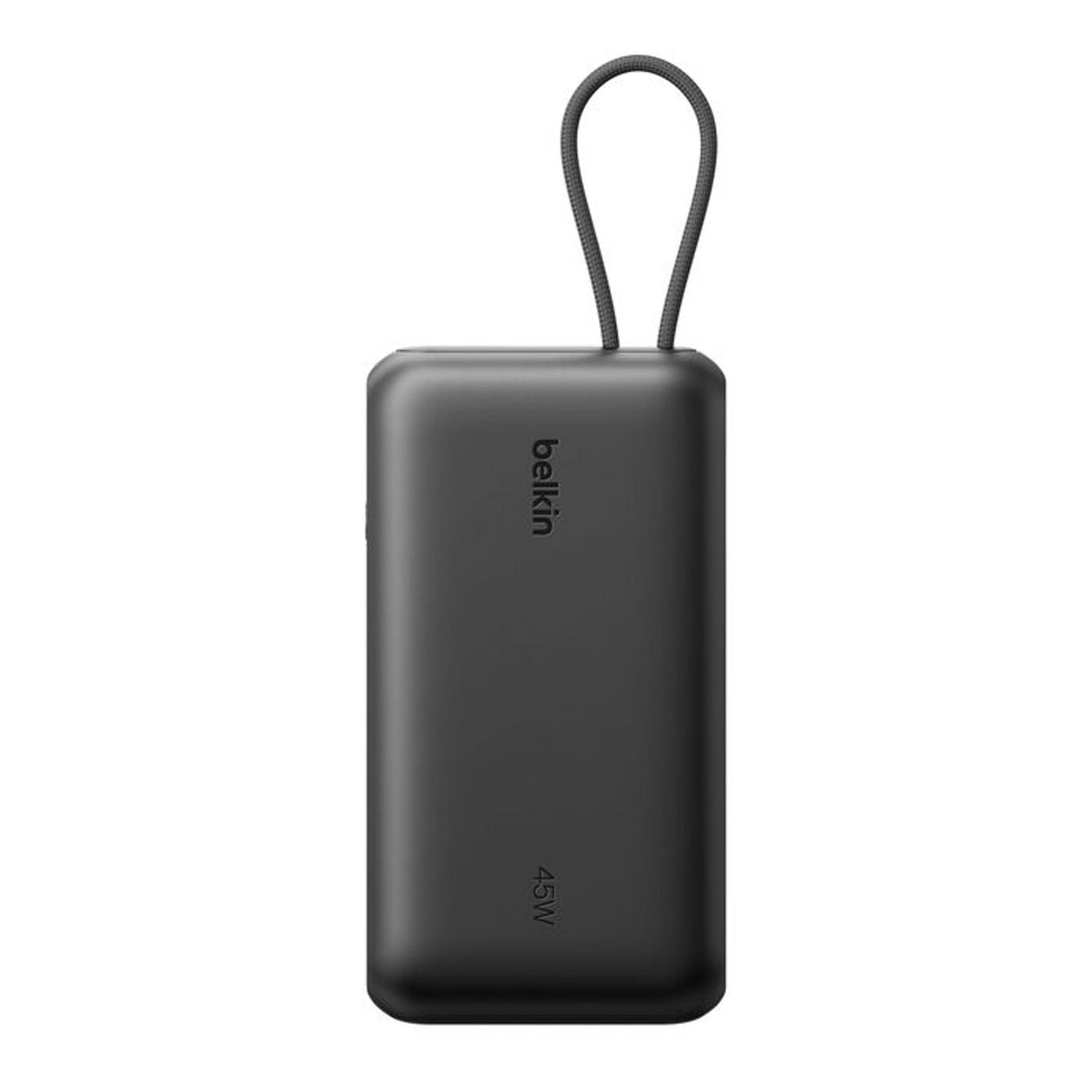 Belkin Boost Charge™ Power Bank, 20K, 45W, Integrated USB-C Cable, Black