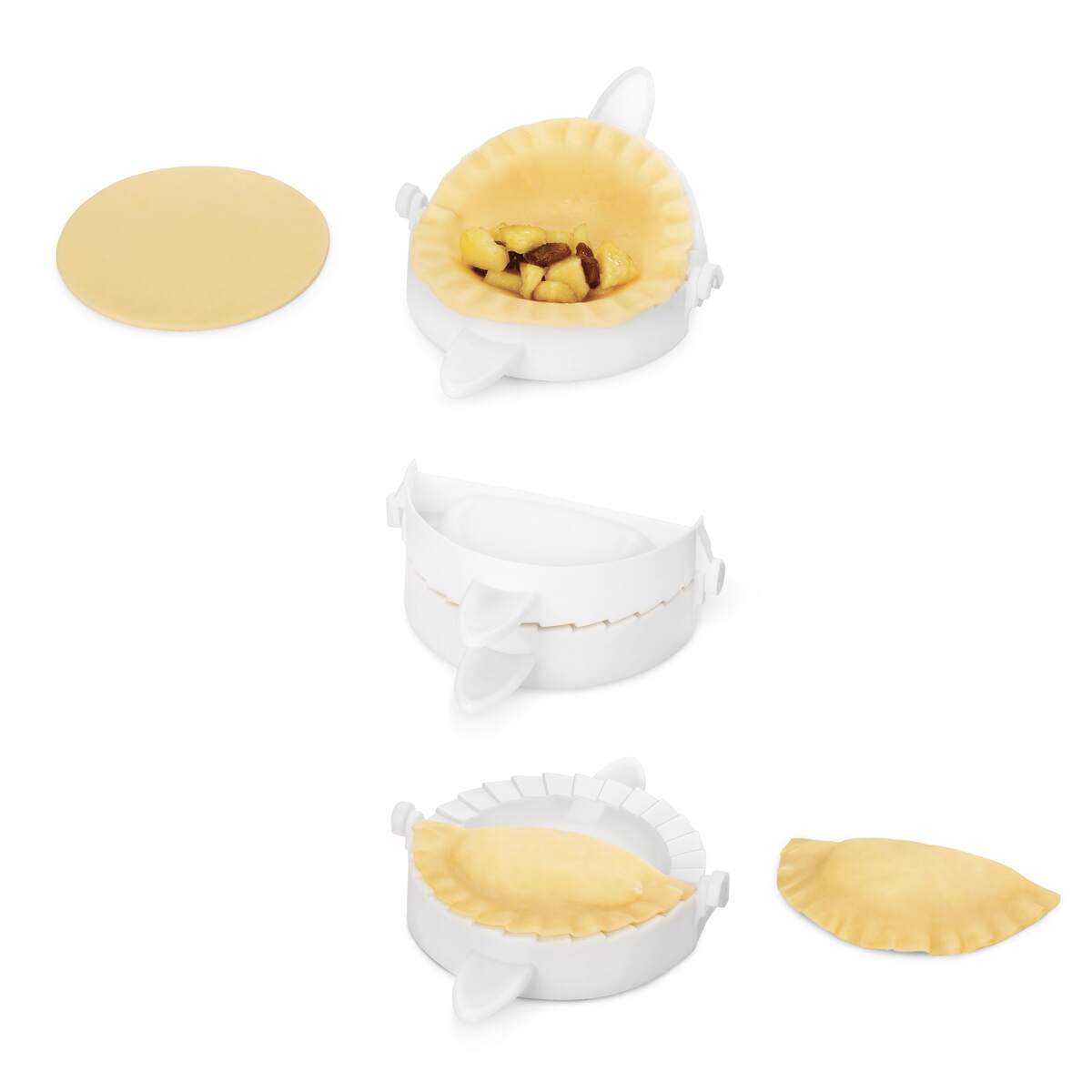 Metaltex Dought Ravioli Press, Set of 3